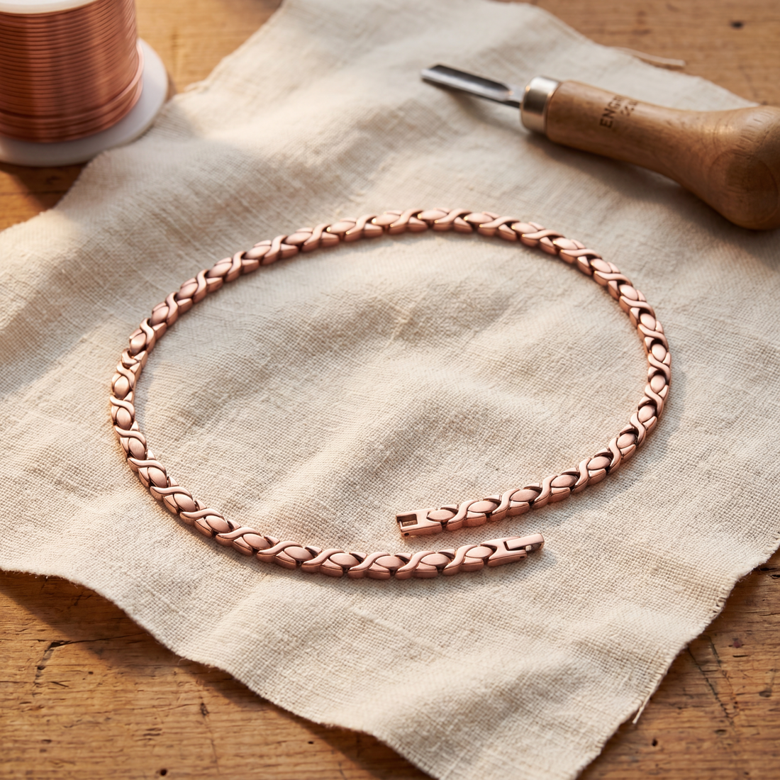 Yvonne's Ceder Koperen Ketting