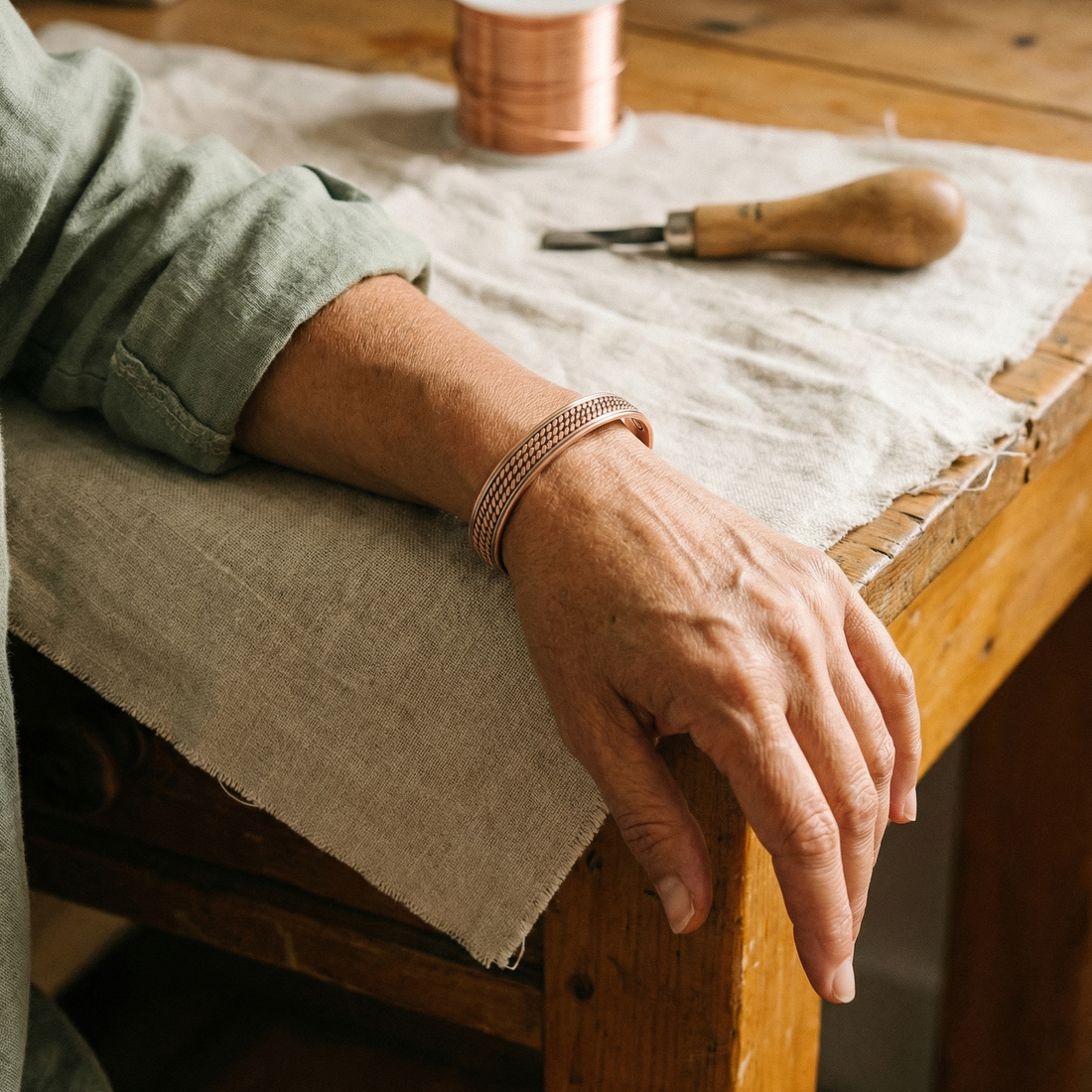 Yvonne's Golf Koperen Armband