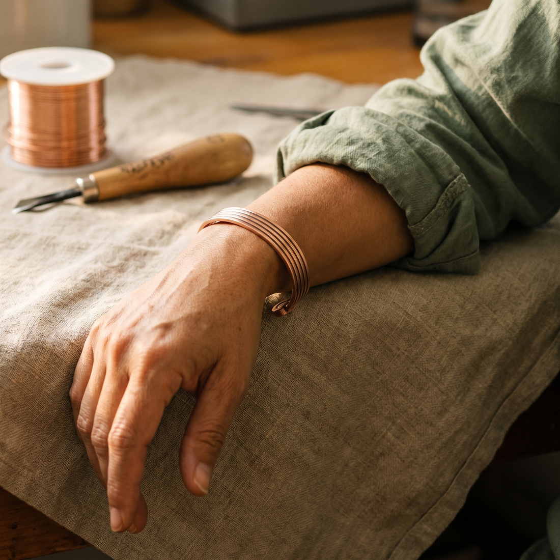 Yvonne's Richel Koperen Armband