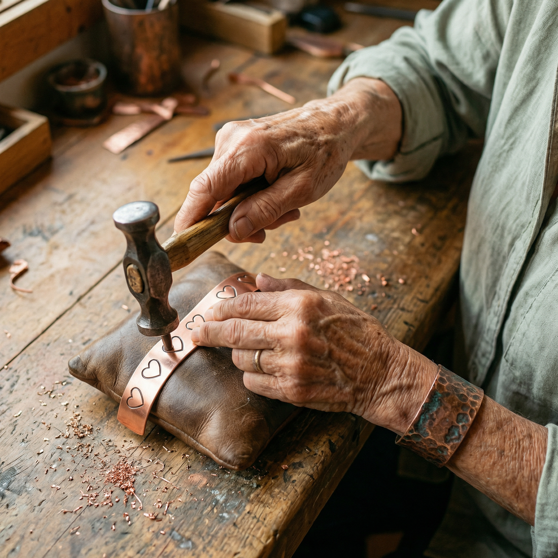 Yvonne's Haard Koperen Armband