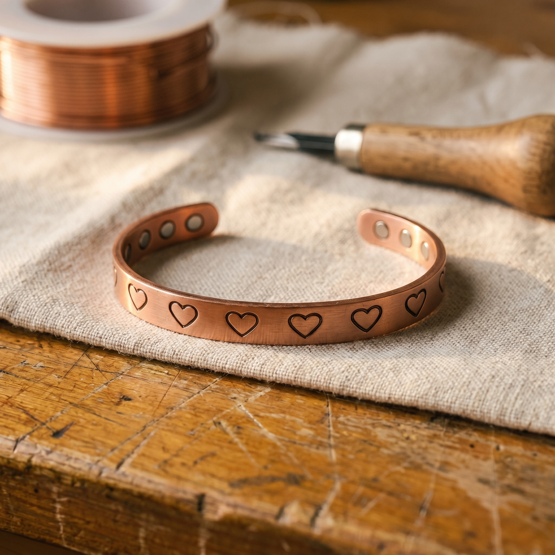 Yvonne's Haard Koperen Armband