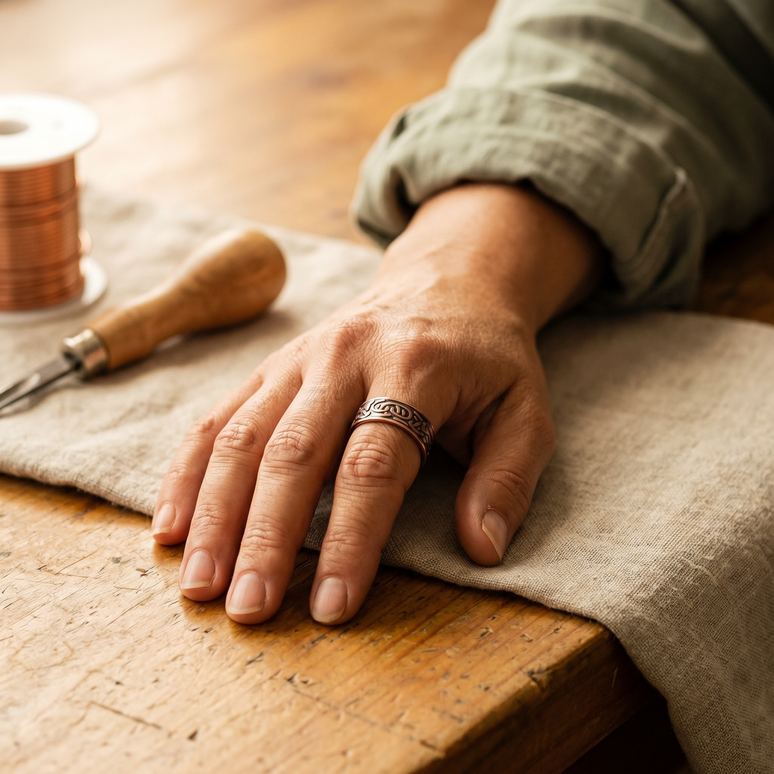 Yvonne's Klis Koperen Ring