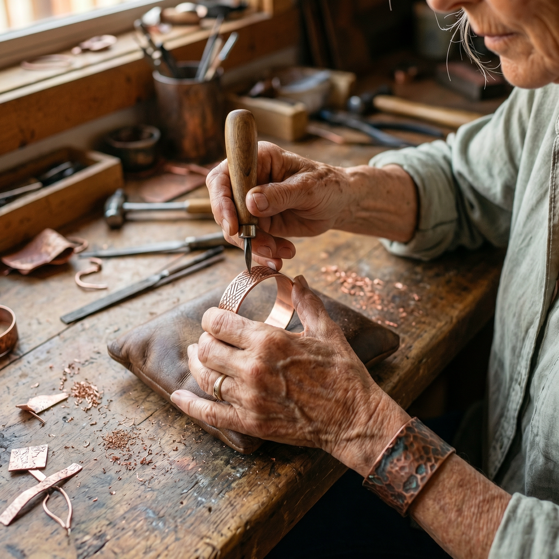 Yvonne's Bos Koperen Ring