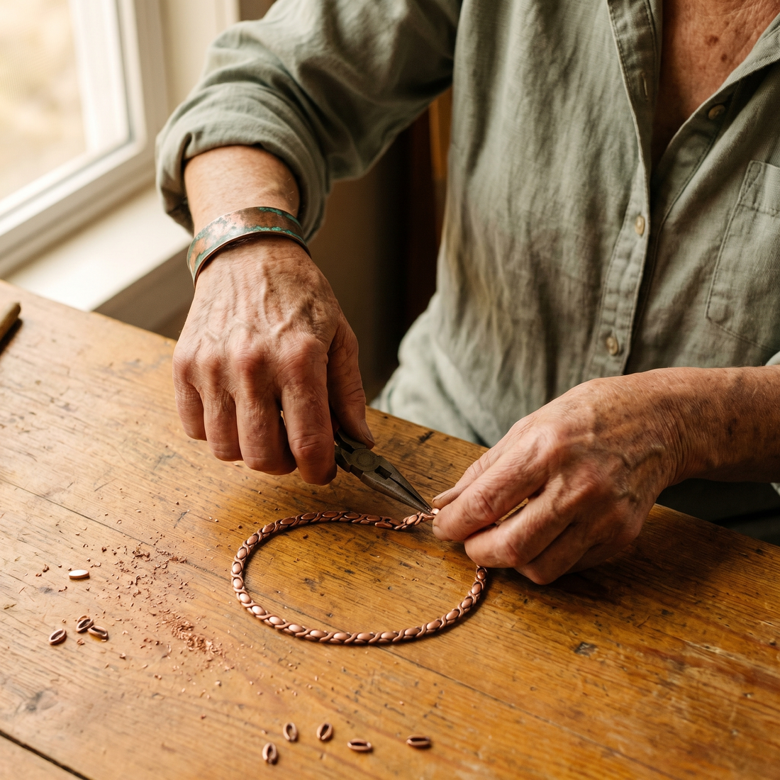 Yvonne's Ceder Koperen Ketting