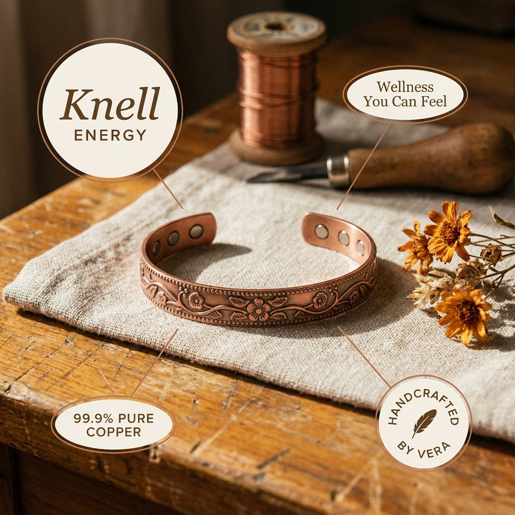 Yvonne's Klok Koperen Armband