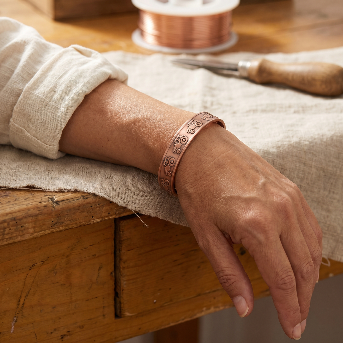 Yvonne's Helling Koperen Armband