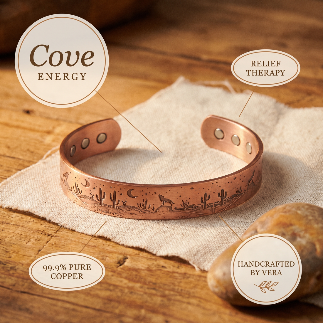 Yvonne's Inham Koperen Armband