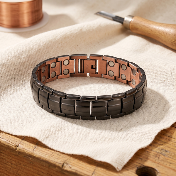 Yvonne's Oker Koperen Herenarmband