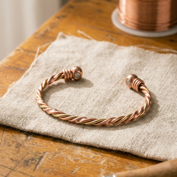 Yvonne's Rivier Koperen Armband