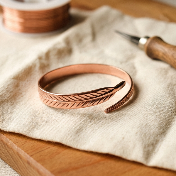 Yvonne's Wortel Koperen Armband