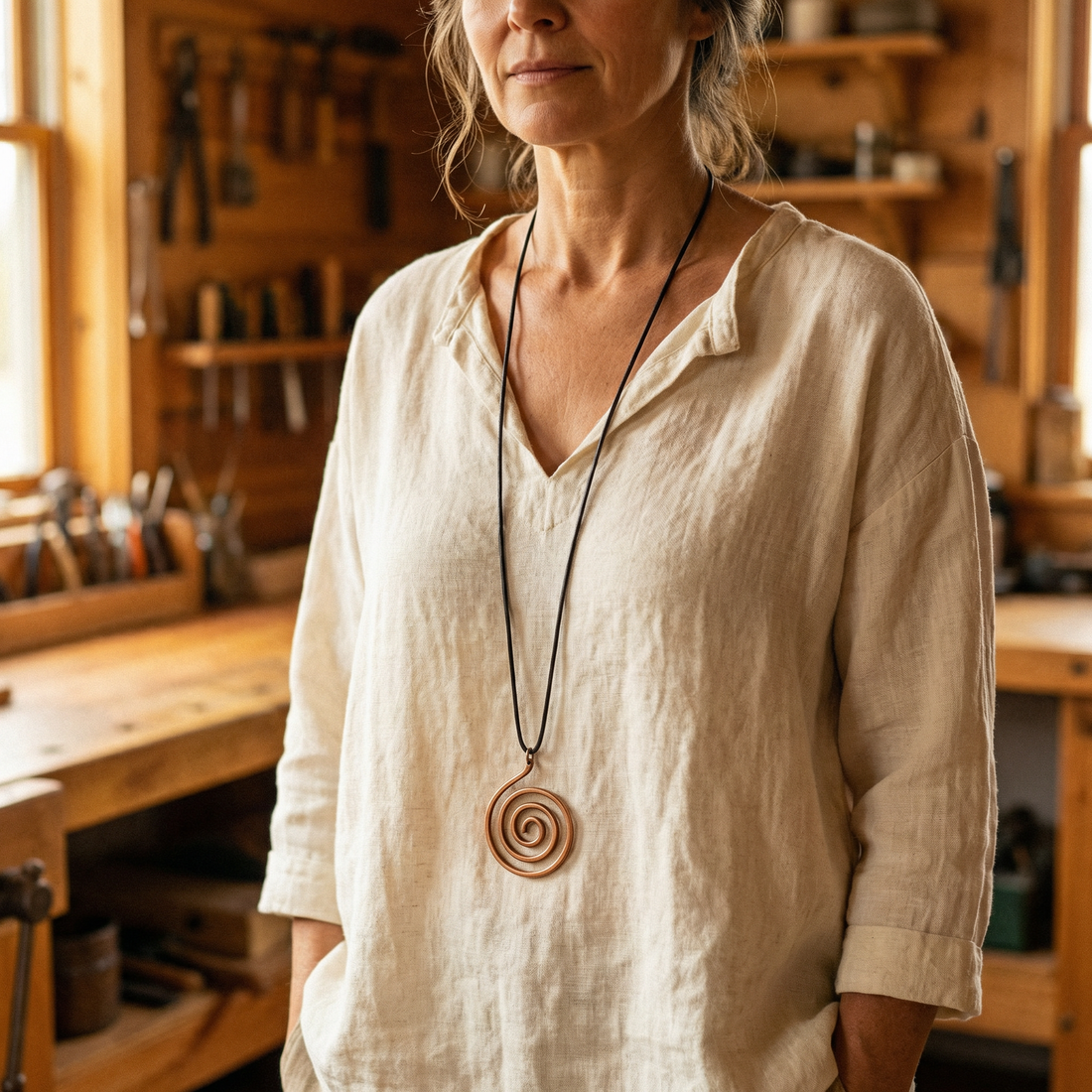 Yvonne's Mesa Koperen Ketting