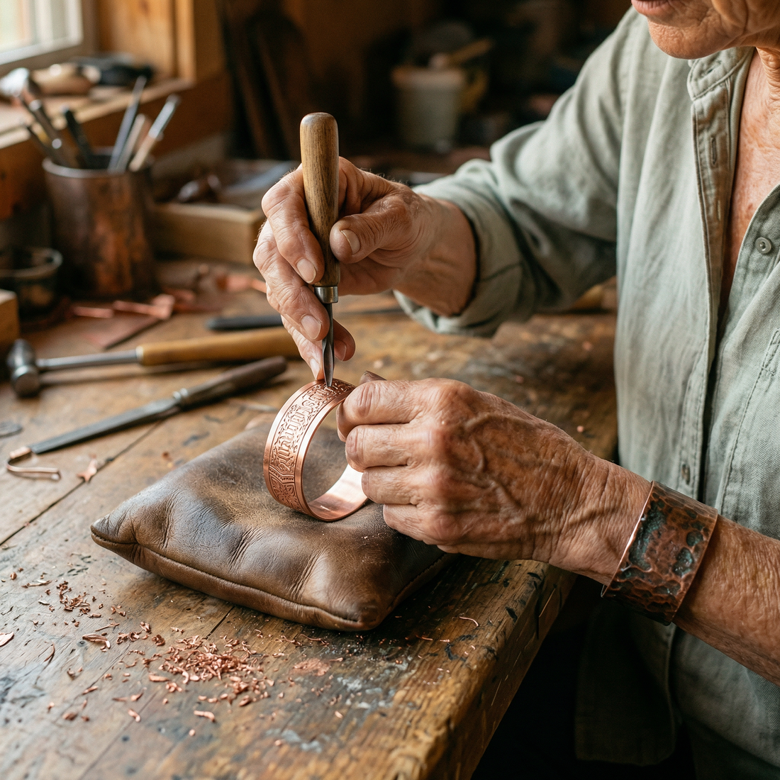 Yvonne's Drift Koperen Armband