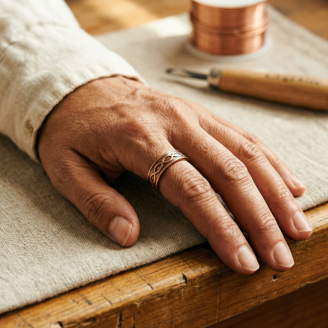 Yvonne's Roet Koperen Ring