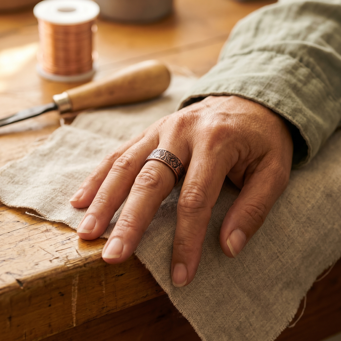 Yvonne's Stam Koperen Ring