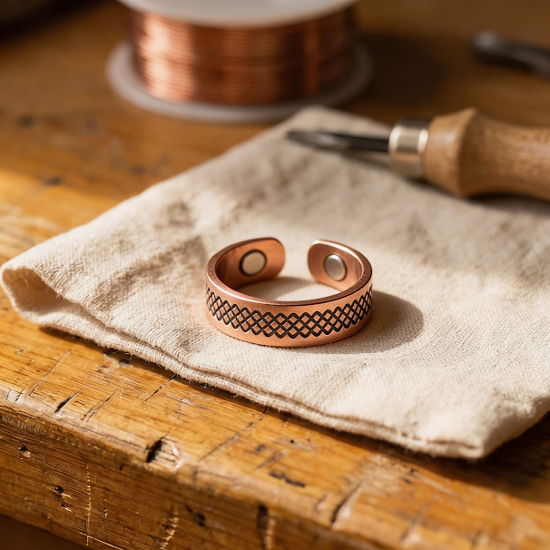 Yvonne's Raster Koperen Ring
