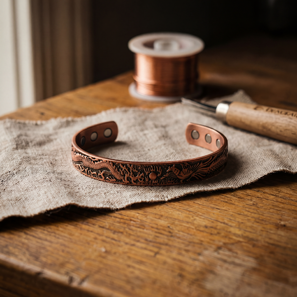 Yvonne's Leem Koperen Armband