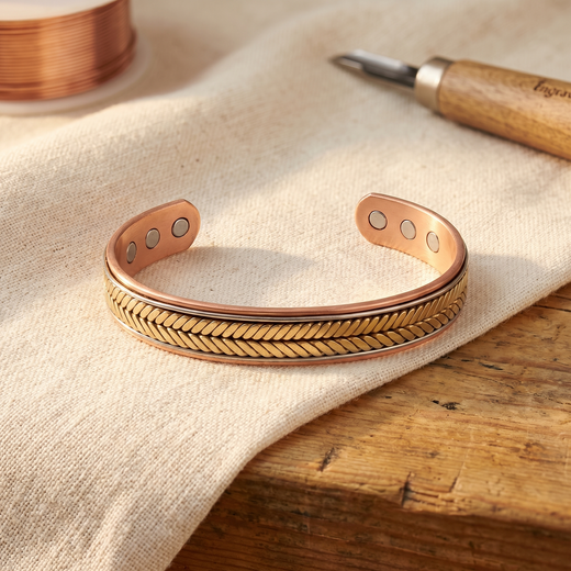 Yvonne's Oogst Koperen Armband