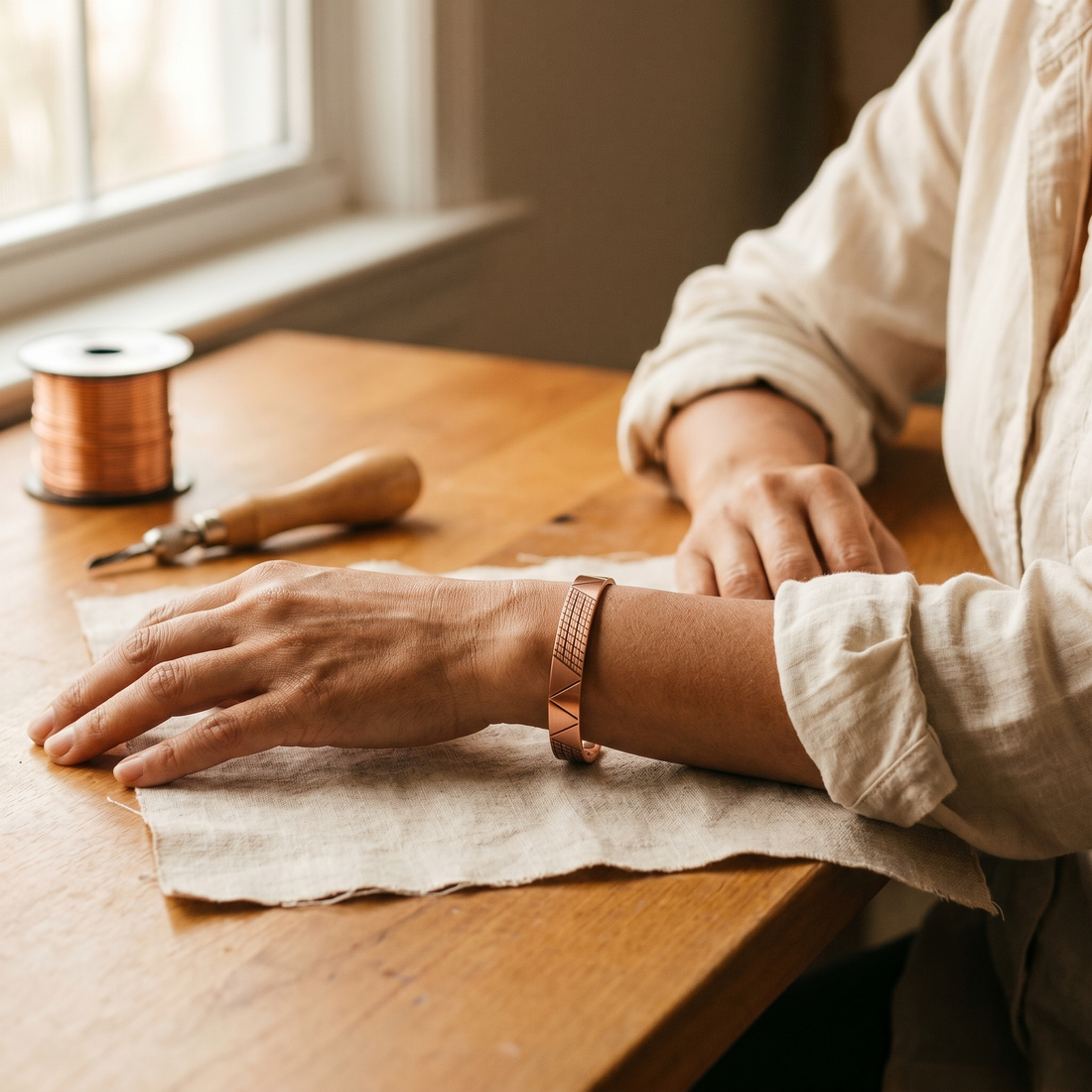 Yvonne's Kruin Koperen Armband