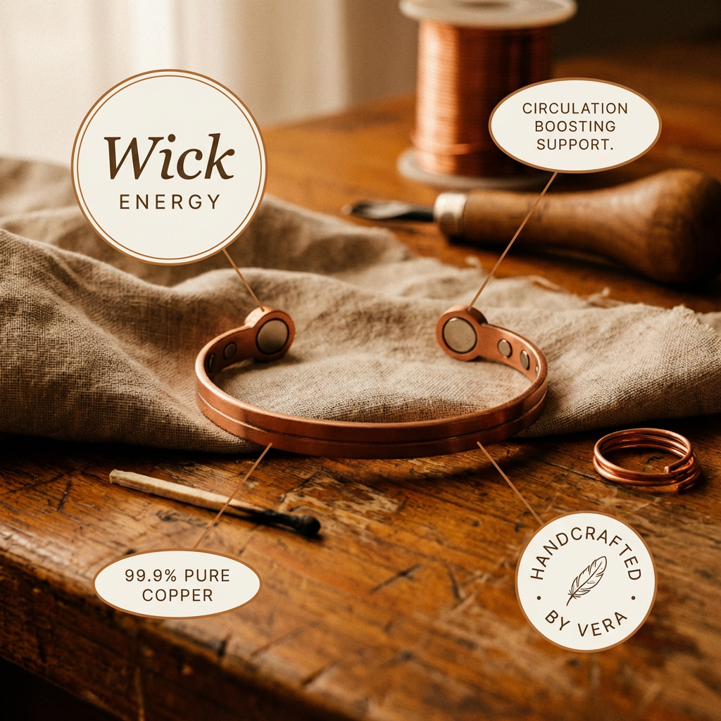 Yvonne's Lont Koperen Armband