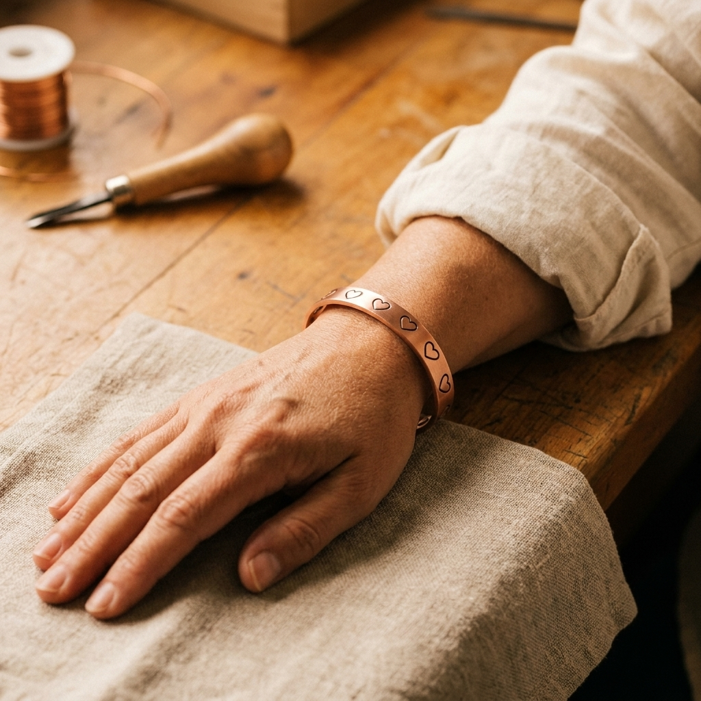 Yvonne's Haard Koperen Armband