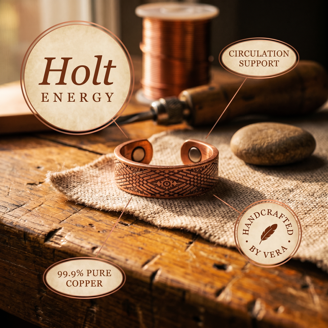 Yvonne's Bos Koperen Ring