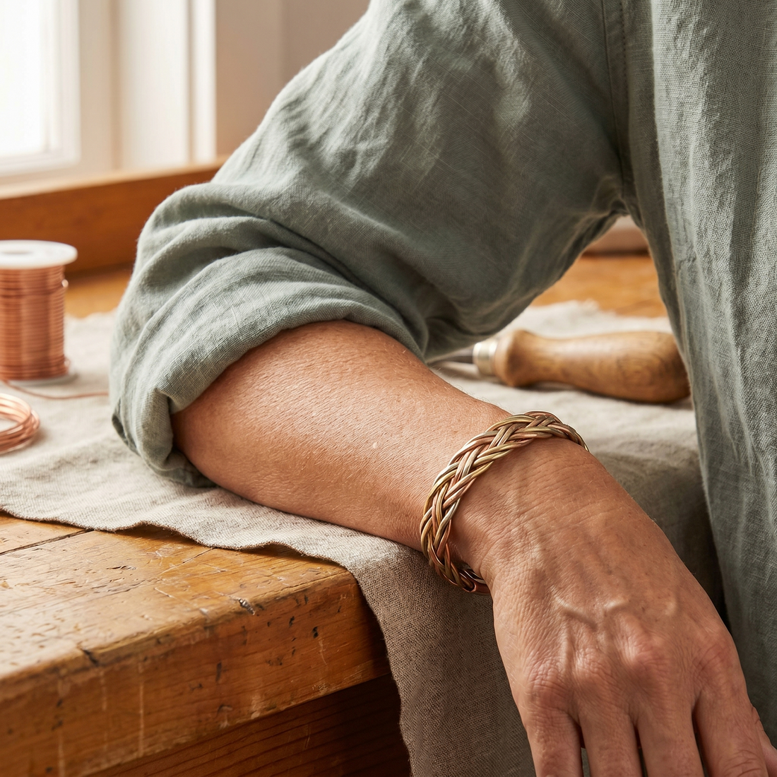 Yvonne's Moeras Koperen Armband