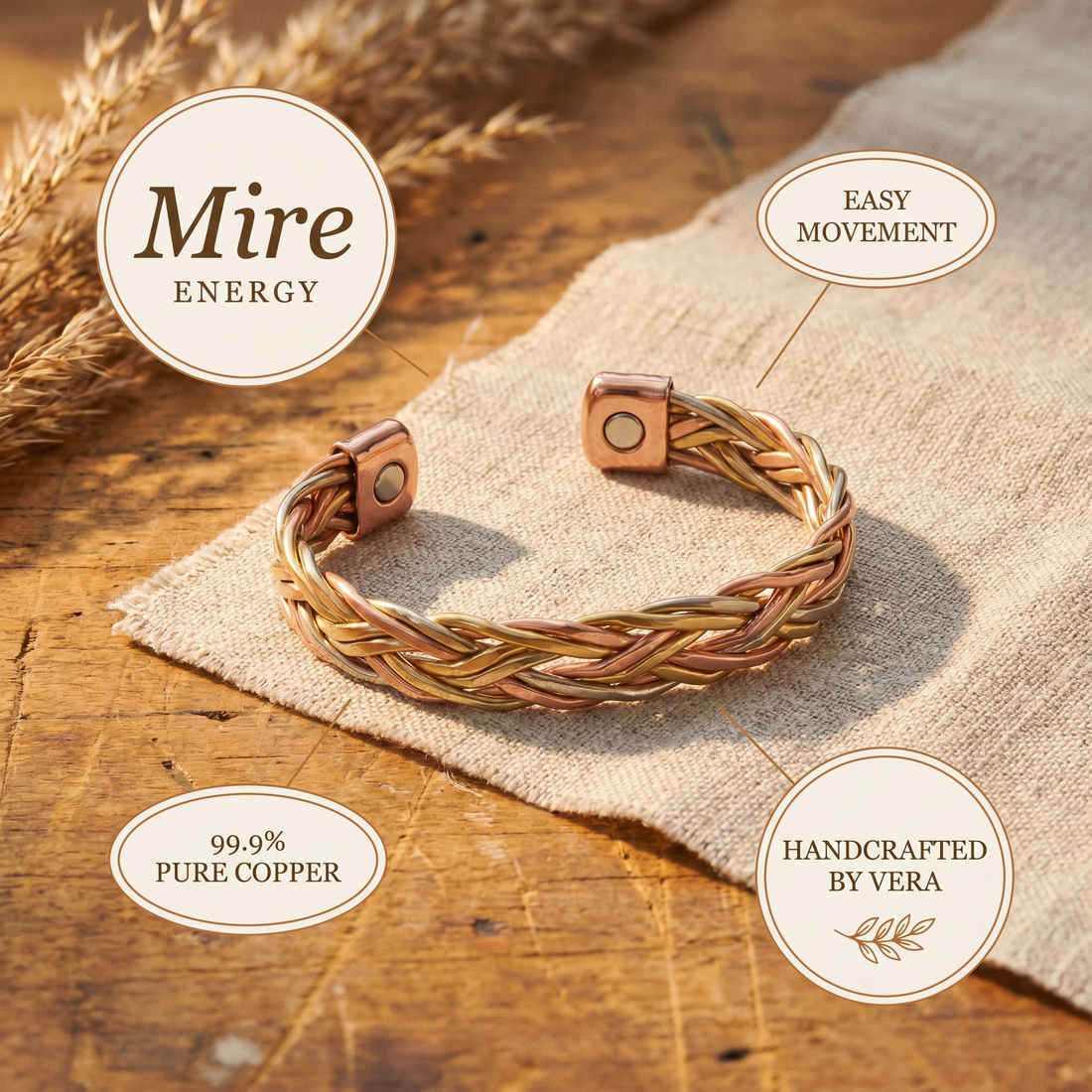 Yvonne's Moeras Koperen Armband