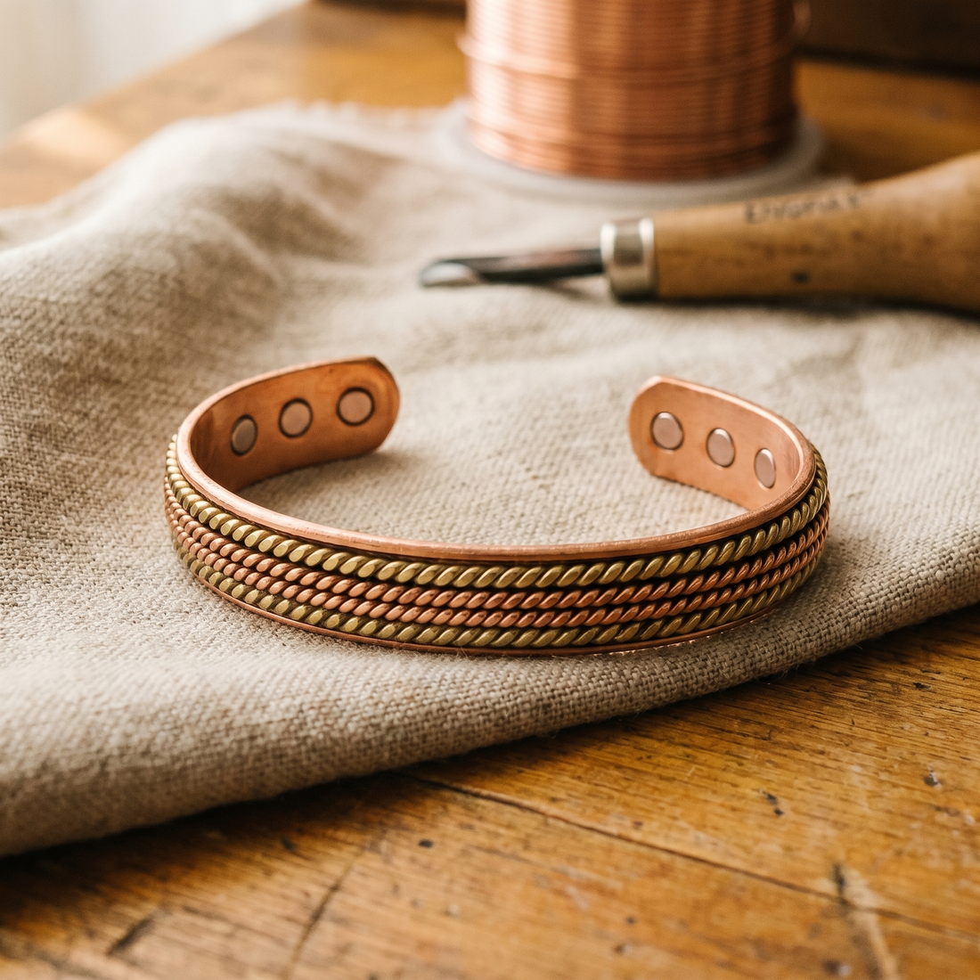 Yvonne's Smidse Koperen Armband