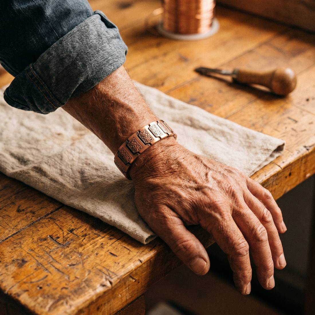 Yvonne's Vallei Koperen Herenarmband