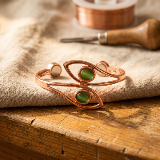 Yvonne's Opaal Koperen Armband