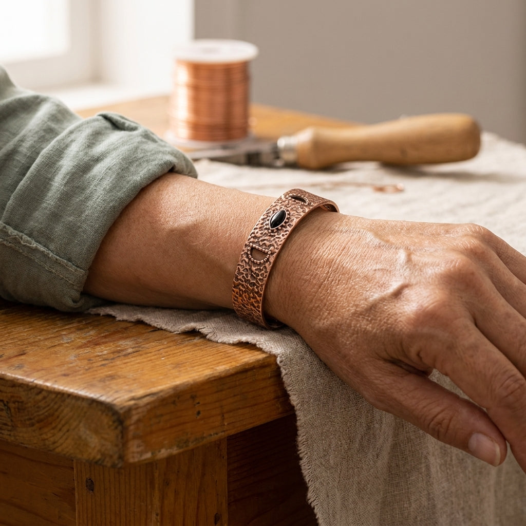 Yvonne's Nevel Koperen Armband