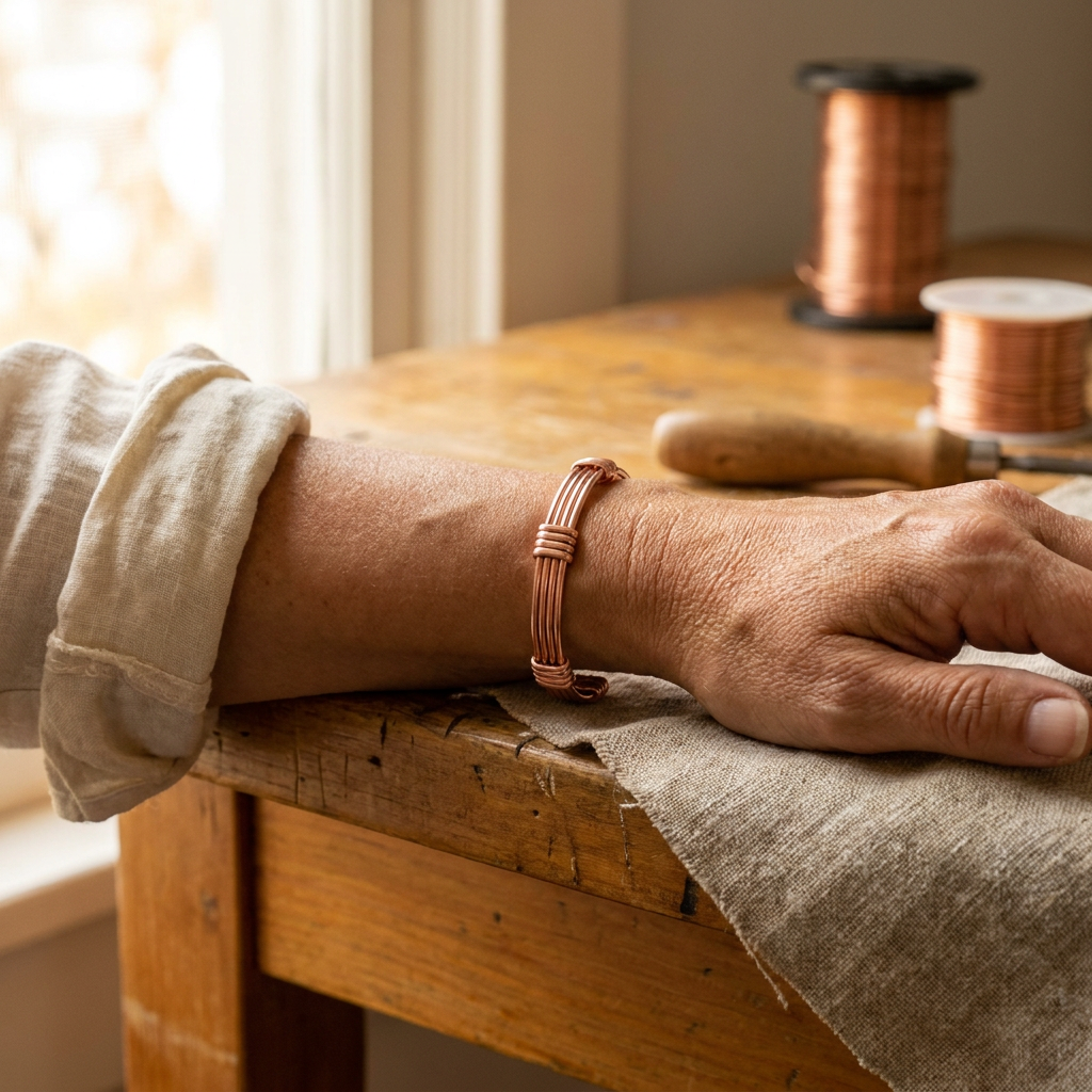 Yvonne's Serene Koperen Armband